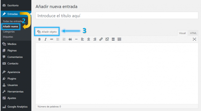 Anexo 1 Añadir objeto